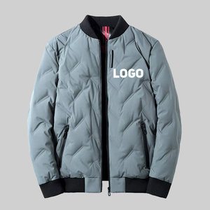 Offre Spéciale personnalisé hommes long avant à capuche Style Vintage hiver chaud varsité veste coton rembourré haute rue - Product Image 6