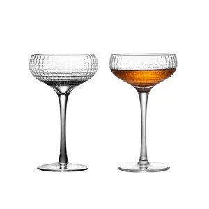 Jinbaijia Popular Vintage Creative Square Bar Custom Reusable Decorating Luxury Lead Free Crystal Cocktail Glasses