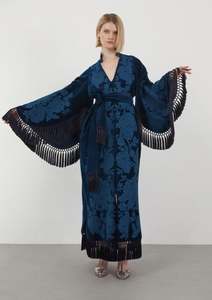 2025 meilleure robe Style ethnique robe ukrainienne impression numérique florale ballon manches bouffantes côté longue fête porter femmes robe ukrainienne - Product Image 2