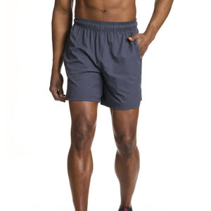 Short de sport pour homme avec poche zippée Motif solide Gym Joggers Casual Loose Fit for Outdoor Fitness Bodybuilding Running - Product Image 5