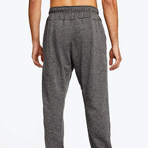 Pantalon large droit personnalisé, coupe ample, en jersey de polyester, pantalon de survêtement pour homme, pantalon de survêtement ample plissé pour homme - Product Image 4