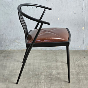 เก้าอี้ร้านอาหารเหล็กดัดหุ้มหนังเทียม-TTG018 - Product Image 6
