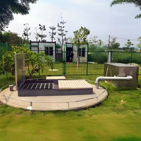 Station de pompage intégrée en PRV efficace et préfabriquée pour des systèmes de collecte d'eau de pluie optimisés