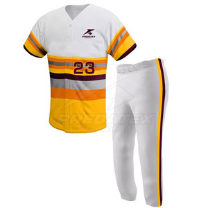 Conjunto de Jersey y pantalón de béisbol personalizado de diseño de alta calidad Uniforme de béisbol de secado rápido de buena calidad - Product Image 1