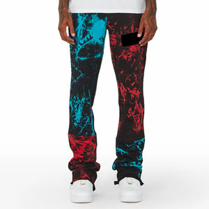 Pantalon de survêtement évasé décontracté pour homme, poids moyen, marque distributeur, best-seller – Qualité supérieure, respirant, écologique, couleur unie - Product Image 2