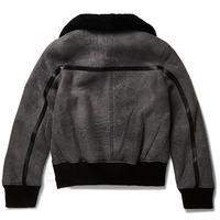 Veste en cuir d'agneau véritable pour homme OEM, modèle B3 Bomber, fourrure de renard, grande taille, respirante, coupe-vent, chauffante, fermeture éclair, hiver