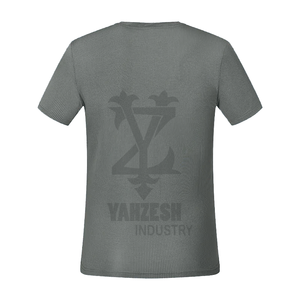 Camiseta Deportiva de Secado Rápido Personalizada OEM para Hombre, Camiseta Informal de Manga Corta para Entrenamiento Físico, Tejido de Algodón/Fibra de Bambú de 220 g - Product Image 3