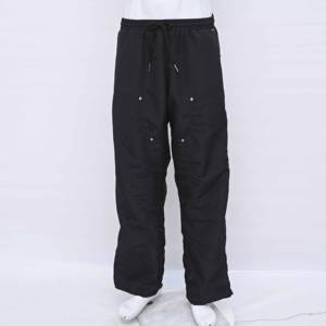 Pantalon homme tenue décontractée évasée coupe régulière jambe droite décontracté formel taille élastique taille réglable pantalon taille haute - Product Image 1