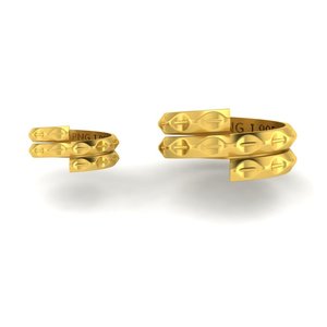 Bague Vedhani en or fin 1,5 grammes - Product Image 2