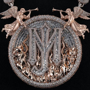 Joyería Hip Hop, Cadena con Colgante de Moissanita VVS, Plata 925, Letra con Incrustaciones de Moissanita, Certificado GRA, Unisex, Pasa el Test de Diamantes - Product Image 6