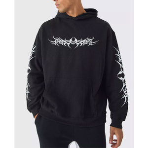 Sweats à capuche épais pour hommes de haute qualité 100% coton polaire respirant confortable strass sweats à capuche de bonne qualité - Product Image 1