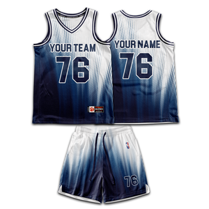 Sublimation de qualité supérieure Meilleur uniforme de basket-ball Broderie Dernière conception de maillot de basket-ball Fabriqué au Pakistan - Product Image 4
