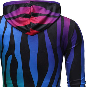 Sweats à capuche extérieurs légers pour hommes de haute qualité nouveau motif solide hiver cordon Sublimation sweats à capuche Techniques teintes unies - Product Image 4