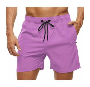 Pantalones cortos de poliéster para hombre, ropa de playa, con logotipo personalizado - Product Image 1