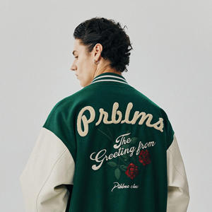 Top Tendance Vente Chaude Hommes Varsity College Vestes En Gros Varsity Jacket Logo Personnalisé Plaine Letterman Varsity Jacket - Product Image 4