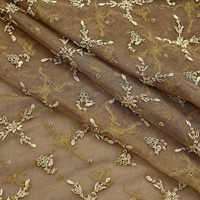 Écharpe châle longue bicolore en filet pour femme, style traditionnel pakistanais et indien, toutes saisons, durable, respirante et légère
