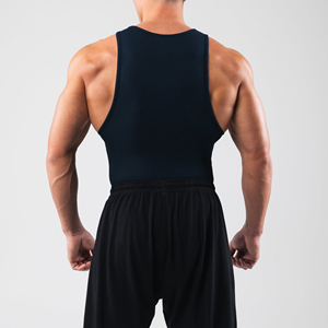 เสื้อกล้ามไอซ์ซิลค์แห้งเร็วสำหรับผู้ชายเสื้อกล้ามออกกำลังกายแขนกุดระบายอากาศได้ดีติดโลโก้ได้ตามต้องการ - Product Image 3