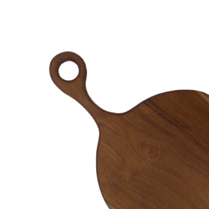 Planche à découper en bois d'Unna, teck naturel, pour la cuisine, d'origine indonésienne. - Product Image 4