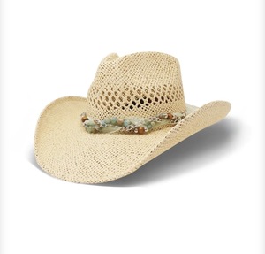 Handmade Twister Cowboy <b>Hat</b> Wide Brim <b>Western</b> Style Character Hand Embroidery Paper Unisex Outdoor Travel Casual Made in Mexico - Product Image 6