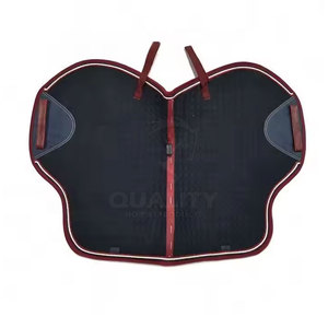 Durable Lightweight Anti-Slip Horse Saddle <b>Pad</b> Moisture Wicking Soft <b>Cushion</b> Polyester Cotton Blend for Western English Saddles - Product Image 2