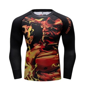 Marque privée Rash Guards sublimés Hauts de natation et de fitness de marque personnalisée avec emballage (vente en gros) - Product Image 1