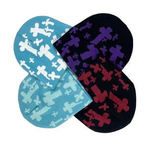 Gorros de Punto Coloridos con Logotipo Personalizado de Fábrica, MOQ Bajo, Gorros de Invierno Cálidos de Alta Calidad con Bordado 3D y Lazos para la Playa - Product Image 5