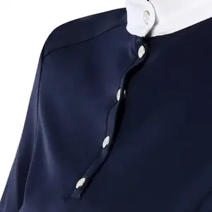 Top Corto de Punto de Algodón para Mujer, Logotipo Personalizable, Cuello Alto, Estilo Casual Ecológico, Múltiples Colores, Primavera, OEM - Product Image 5