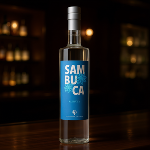 Liquore Sambuca 40% Vol. Trasparente Bottiglia da 0,7 Lt Confezione da 6 Liquoreria Friulana - Product Image 3