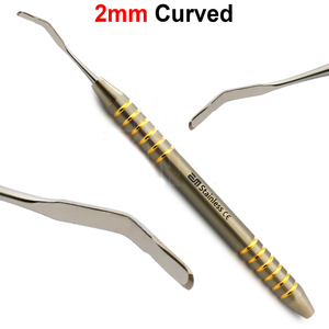 Instruments de pont osseux BBI-659, lot de 4 instruments chirurgicaux dentaires manuels pour extraction et periotomes, certifiés CE - Product Image 4