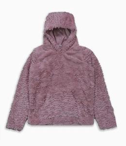 2024 nouvelle couleur unie transfrontalière pull filles pull sport costume pull femmes costume mode polaire - Product Image 3