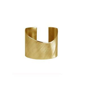 High Quality Brass Bangle for Hot Sale <b>Copper</b> Open Cuff Bangle <b>Bracelet</b> Beads 24K Gold Plated Women Jewelry - Product Image 3