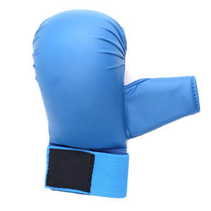 Venta al por mayor artes marciales usan guantes de Karate azules de alta calidad para combate y entrenamiento guantes duraderos de taekwondo y boxeo - Product Image 2