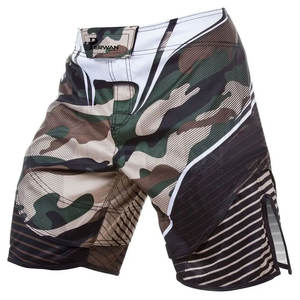 กางเกงขาสั้น MMA แบบแห้งเร็วสำหรับผู้ชายกางเกงขาสั้น MMA แบบไทยออกแบบโลโก้ได้ตามต้องการ - Product Image 1