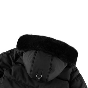 แจ็กเก็ตมีฮู้ดกันลมระบายอากาศได้ดีของผู้ชายเสื้อโค้ทกันหนาวผ้าฝ้ายไนลอนมีกระเป๋ากำหนดได้เอง - Product Image 3