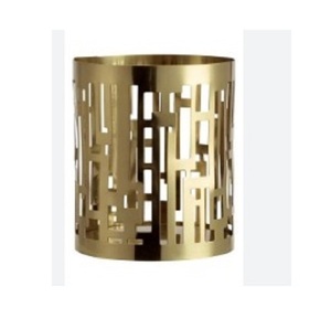 Porte-bougie en métal doré classique fait à la main, designs élégants (TH)71, décoration de Noël durable et ronde pour la maison - Product Image 2