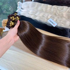 ต่อผมแท้แบบปลายแบน ขายดี ผู้จัดจำหน่ายจากเวียดนาม ทุกสี โดย Nasa Hair 100 กรัม ทุกสี 70 ซม. - Product Image 1