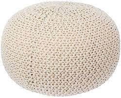 Pouf ottoman à décor indien floral ethnique avec couverture en patchwork brodé Pouf en tissu pour décor de salon - Product Image 3