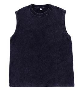 Custom Logo Summer Men's Sleeveless Tank <b>Top</b> Custom Screen Print Eco-Friendly Breathable Quick Dry High Quality 100% Cotton - Product Image 3