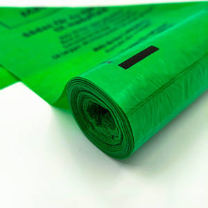 Usines vietnamiennes vente en gros de sacs à gousset latéraux transparents jetables biodégradables et robustes sur rouleau de déchets étanches - Product Image 2