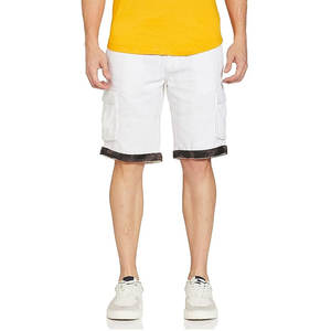 Shorts de gym de haute qualité en coton noir uni pour hommes, conception de logo personnalisé, vente en gros de shorts décontractés avec service OEM - Product Image 1