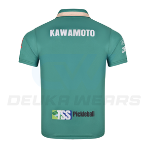 Camiseta Polo de Pickleball Personalizada al por Mayor, Sublimada, Ecológica, Transpirable, de Verano, para Hombre/Mujer, de Secado Rápido y Alto Rendimiento - Product Image 3