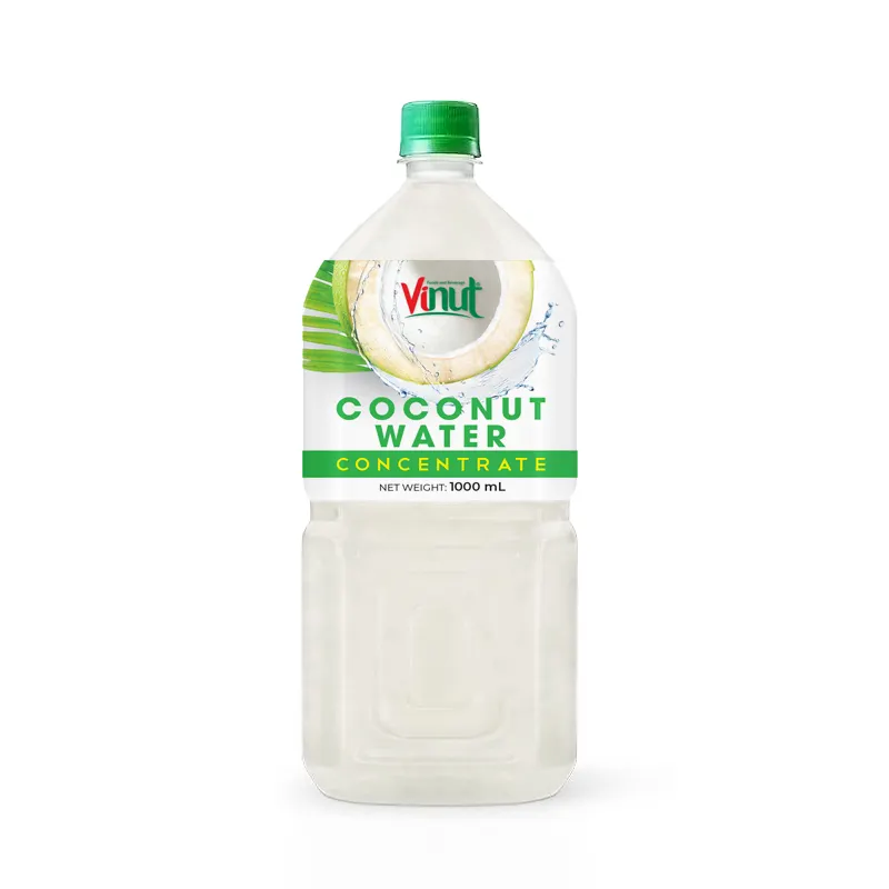 1L Pet Bottle VINUT 100% Coconut Water Concentrate Juice for Drinks