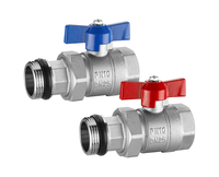 Oferta Especial: Válvulas de Bola de Latón OEM de 1 pulgada, Tipo Recto, para Sistemas de Calefacción por Suelo y Componentes