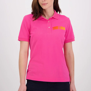 Polo pour femme, finition lisse, tissu en coton, polo moderne, polo pour femme, tissu en coton mélangé de haute qualité, polo pour femme - Product Image 1
