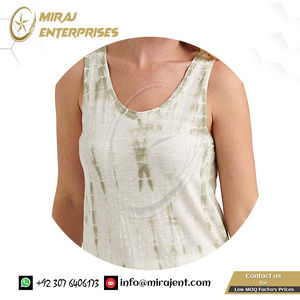 Sublimación Tops Venta al por mayor Precio bajo Proveedor Mujeres Sin mangas Cuello redondo Impreso Essential Tank Top Gráfico Diseño personalizado - Product Image 5