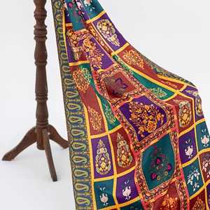 Cashmere Plain Traditional Banarasi Printed Woolen Shawl Punjabi Dupatta with Hand Work Long Ethnic <b>Scarf</b> for Women by AA IMPEX - Product Image 2