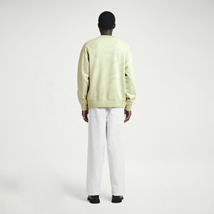 Venta al por mayor de sudaderas de lavado ácido de cuello redondo de lana de peso pesado Vintage para hombre de gran tamaño para la venta de algodón lavado ácido sudaderas Oem - Product Image 6
