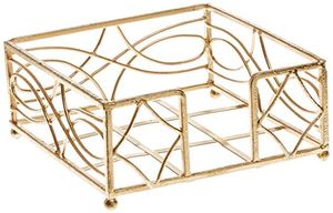 Soporte de pañuelos de diseño admirable soporte de pañuelos de metal de primera calidad para Decoración de mesa al mejor precio - Product Image 4