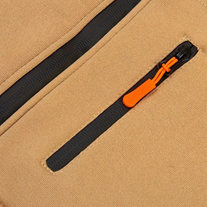 <b>Men's</b> Fashion Oversize Cotton <b>Hoodie</b> Custom Logo Embroidery Long Sleeve Pullover With Zipper Design for Autumn Season - Product Image 4