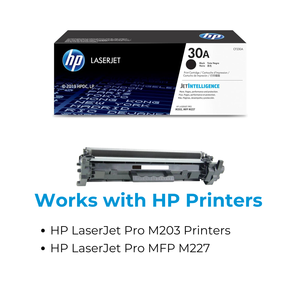 Cartouche de toner noire HP originale pour LaserJet 30A CF230A, compatible avec la cartouche de toner HP CF230A - Product Image 5